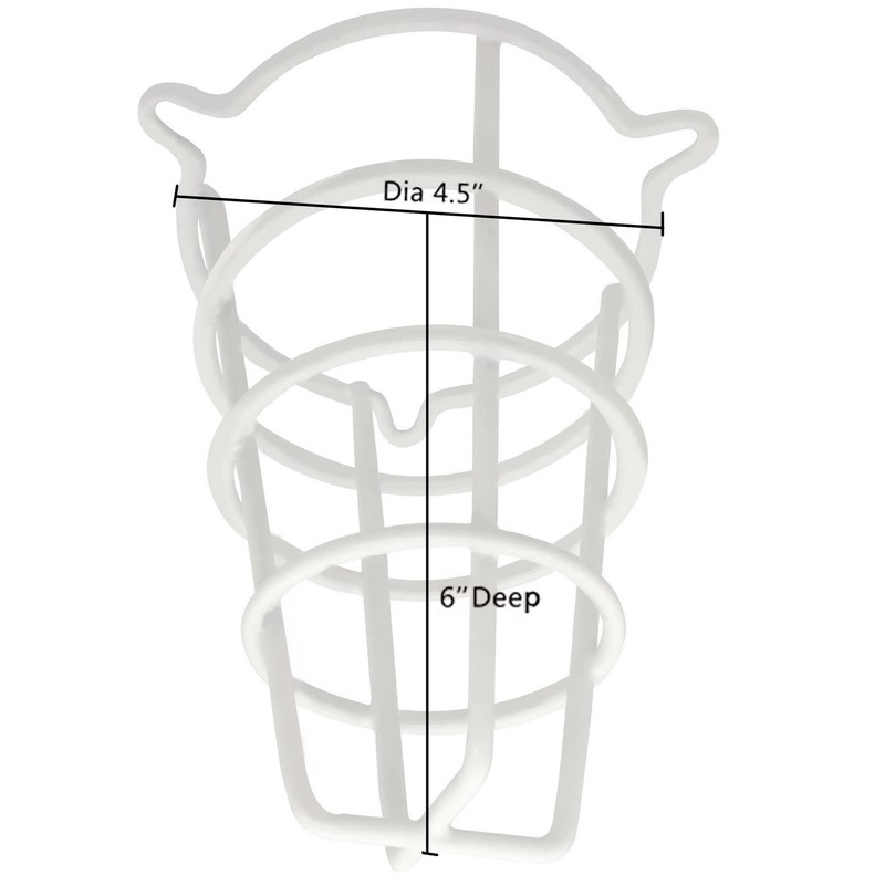 Happy Tree (2 Pack) White Fire Sprinkler Head Guard Cover