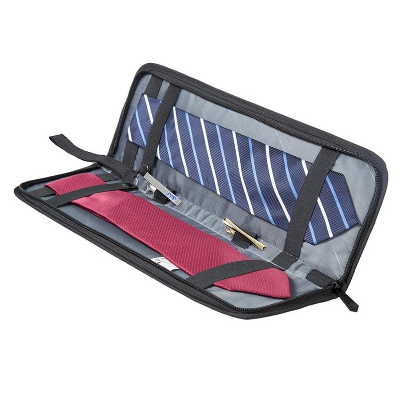 Harilla Tie Organiser, Bag Storage, Luggage Holder for Travel, Grey