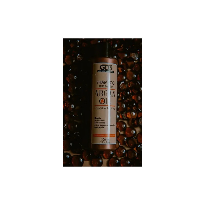 Shampoo Profesional Gd3 Reparador Con Aceite De Argán Vitam