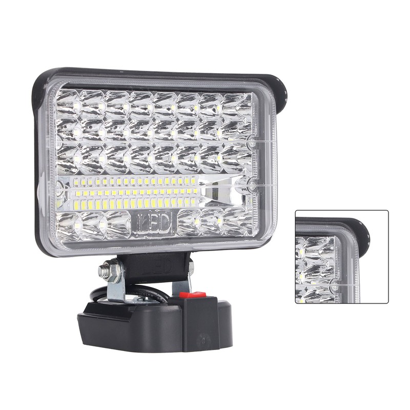 144W 7200LM LED Work Light Spotlight Floodlight Emergency Portable Flashlight