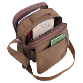 Rothco Compact Every Day Work Canvas Shoulder Bag - EDC Essentials and Daily Commutes