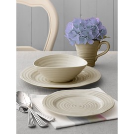 Portmeirion Sophie Conran Set of 4 Dinner Plates (Pebble)