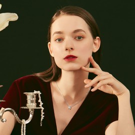 Sterling Silver Letter N Necklace For Women Minimalist Initial Necklace