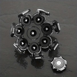 Shaver Heads Replacement - 8D Blade Replacement Heads for Men's, Shaver Head for Face and Head, Both Wet and Dry, Durable Smooth Shaving