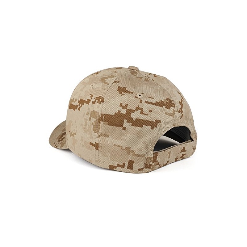 American Flag Embroidered Camo Tactical Operator Structured Cotton Cap -