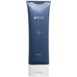 BILD Men's Facial Cleansing Foam, 4.2 oz (120 g), Dense Foam, Clay, Charcoal, TA Face Wash A