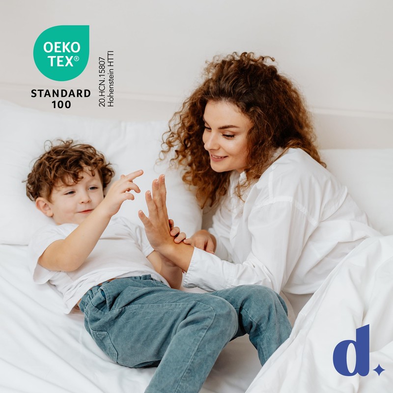 Dreamzie Fitted Sheet, 80 x 200 cm, Soft Microfibre, for