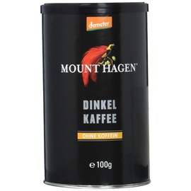 Mount Hagen Spelt Coffee (100% Spelt) Demeter, Pack of 4 (4 x 100 g)