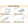 GLKEBY Storm Door Closer, Heavy Duty Open Door Latch with