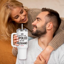 DOCRAGI Gifts for Wife from Husband, Anniversary Religious Gifts for Wife, Wife Birthday Gifts, Christmas Birthday Gifts for Wife, Christian Gifts for Women, 40 Oz Stainless Steel Tumbler