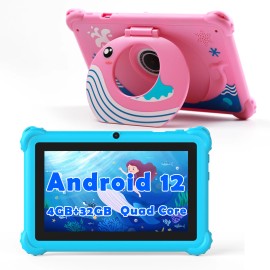 Free Shipping in USA New Model 7 Inch Unisoc 4GB+32GB IPS Children Child Educational Learning Tab Tablette Kids Tabletcolor: Blue, hard drive capacity: 32GB, rear camera: 5.0MP, ram: 4g, front camera: 2.0MP