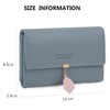ANYWN Women's Medium Purse, Elegant Women's Purse with Many Compartments,