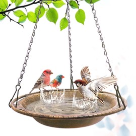 VIHSIPR Bird Bath for Outside, 12IN (Copper 1 Pack)