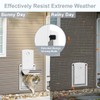 Cat Door for Wall, Energy Efficient Pet Door with Steel