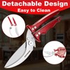 Poultry Shears Heavy Duty,Kitchen Shears for food Heavy Duty,Kitchen Scissors