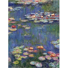 Galison Monet 500 Piece Double Sided Jigsaw Puzzle for Adults and Families, Classic Art Puzzle with Art from Monet on Both Sides, Multicolor (735358133)