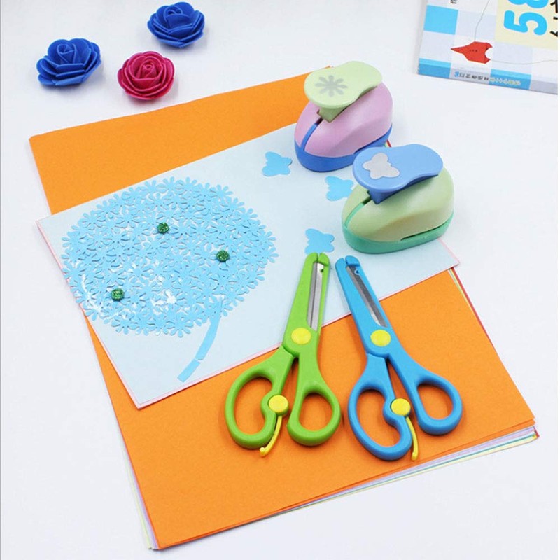Four-Leaf Clover, Colourful Paper Shaper Punch, 10 Patterns Optional for