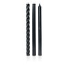 ILLUME Beautifully Done Unscented Assorted Candle Tapers 3-Pack, Black