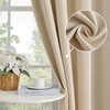 MIULEE Opaque Curtains with Eyelets, Beautiful Soft Blackout Curtains for
