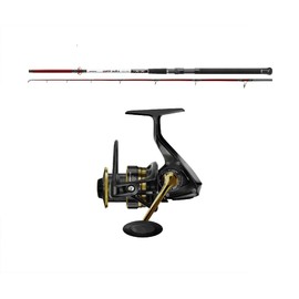 Pilk and Sea Combo 2.10 m / 2.40 m / 2.70 m Boat Rod + Saltwater Reel Fishing Set for Sea Fishing (2.40 m / 100-200 g)