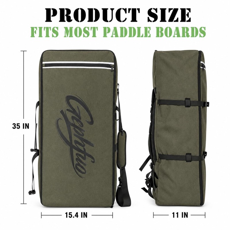 Modoker Inflatable Stand Up Paddle Board Bag, 2-in-1 110L Large