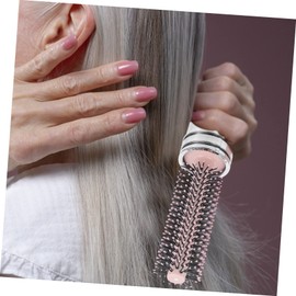 TOVINANNA Retractable Hair Brush for Women Compact Portable Curling Brush for Hair Comfortable Touch Lightweight