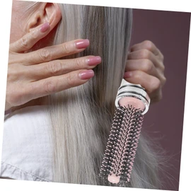 TOVINANNA Retractable Hair Brush for Women Compact Portable Curling Brush for Hair Comfortable Touch Lightweight