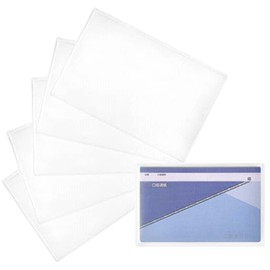 GlowSand Passbook Case, Cover, Vinyl, PVC Material, Translucent, Pack of 5