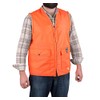 HD Blaze Orange Hunting Vest, Briarproof, Made in U.S.A. (Medium)