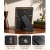 Afuly 5x7 Wood Picture Frame MCM Walnut Wooden Photo Frame