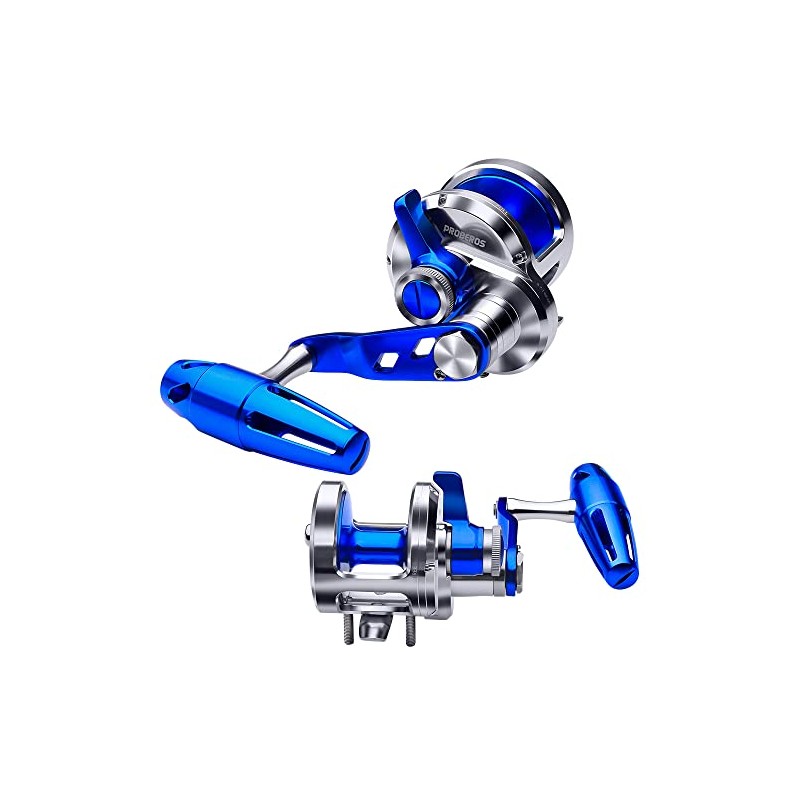 PROBEROS Conventional Reel Fishing Reels - Trolling Reel Lever Drag