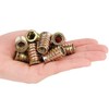40Pcs 3/8"-16 x 25mm Threaded Inserts for Wood Furniture Screw