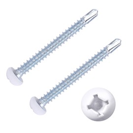 8x1-1/2 Pan Head Metal RV Screws | for RV Interior and Exterior | Enclosed Trailer Self-Tapping Sheet Metal Screw 200pcs