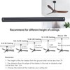 YVYAVGE Universal 12 Inch Ceiling Fan Downrod Extension Rod -