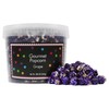 Purple Popcorn Bucket with Scoop, 20 Ounce, Grape Flavored Popcorn