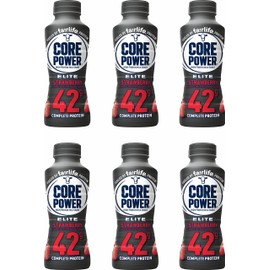 Fairlife Core Power Protein Shake, Natural Flavor Ready to Drink Protein Shake, The best Strawberry Protein Shakes, 14 fl oz , 42gm (Strawberry flavor, Pack of 6 Bottles) protein, beverages, fairlife protein strawberries