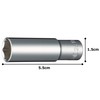 Tone HP2S-11L Deep Socket (6 Angles) Drive Angle 0.25 inch