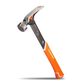 VANQUISH 22 oz Framing Hammer, Straight Claw Hammer with Magnetic Nail Holder, Rip Claw Hammer with Milled Face & Shock Absorbing Grip, Heavy Duty One-piece Forged Hammer 0528