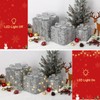 Lighted Gift Box Set of 3, Christmas Decoration Boxes with