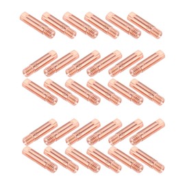 Mtsooning 30 Pcs MIG Welding Contact Tips, 0.035" MIG Welder Gun Accessories Replacement for Lincoln Tweco Millermatic Hobart Welding Gun Consumables