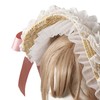 Tea Party Sun Hat Straw Plaited Lace Ribbon Tie Flowers