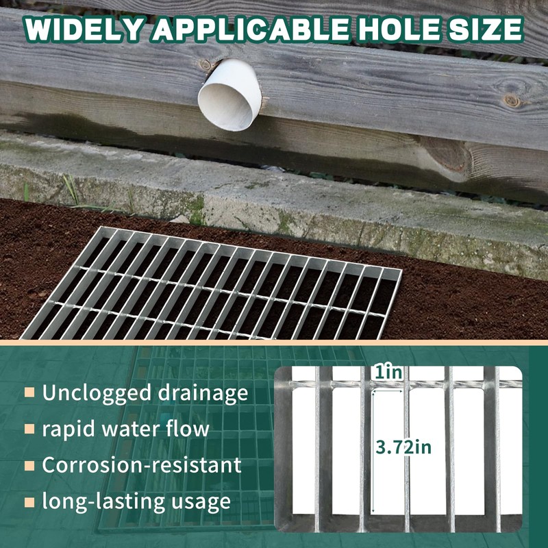 Galvanized Steel Drain Grate