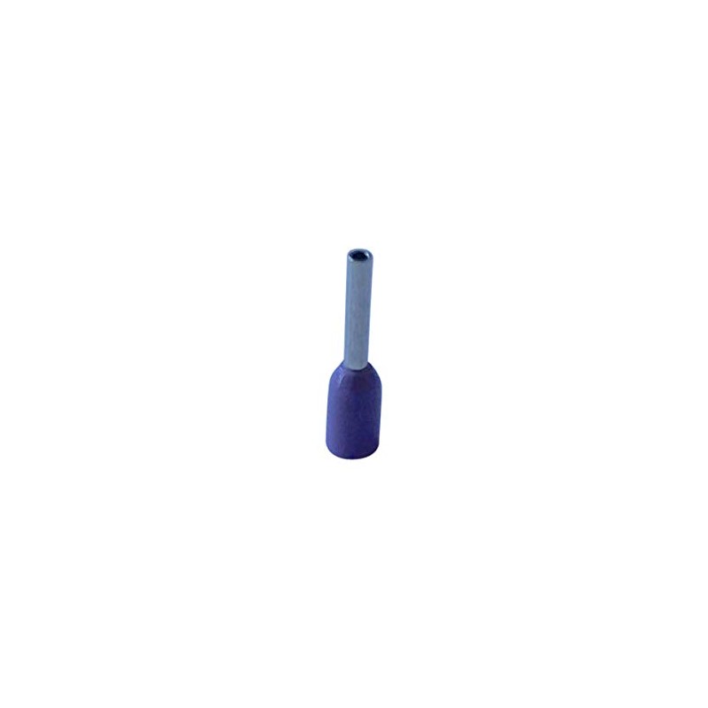 GTSE 100 pcs Violet Single Entry 0.25mm² Bootlace Ferrule Connector
