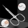WELANGBN Cuticle Scissors Extra Fine for Manicure and Pedicure, Curved