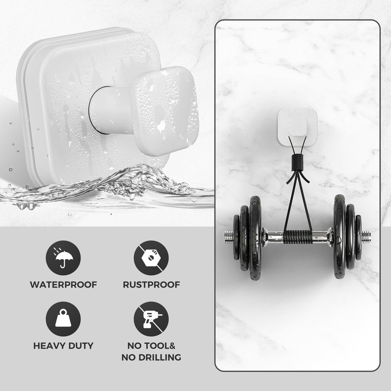WingWider Shower Hooks for Inside Shower,Reusable Suction Cup Hooks for