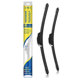 VEIGEIR 26 inch + 20 inch Windshield Wiper Blades Compatible with Toyota Highlander 2019-2008 Camry 2022-2018 Dodge Grand Caravan 2022-2008 Ford Edge 14-07 ACURA MDX 2013-2007 Front Wiper 2 Pack