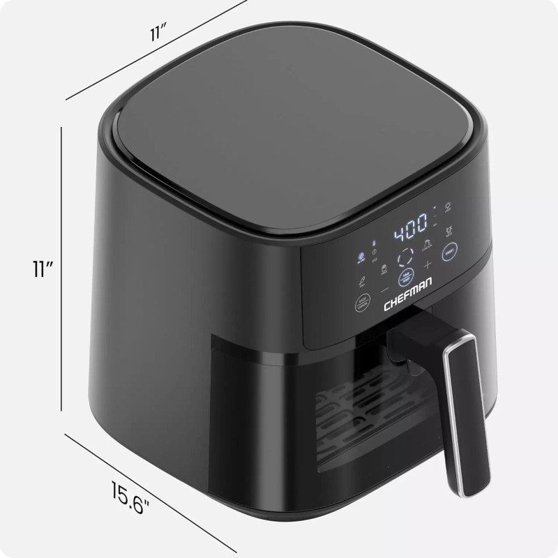 Chefman Air Fryer – 6 QT Compact Airfryer for Quick