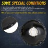 SHENKENUO 4PCS 5.75" 5-3/4 inch LED Headlight H4 Halogen Lamp