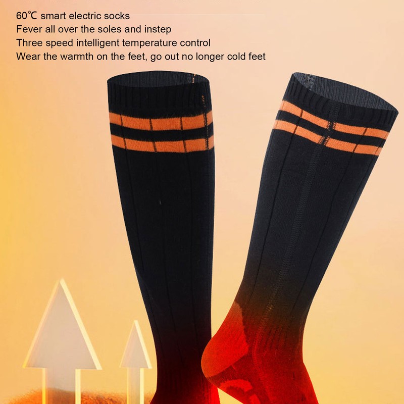Heated Socks for Men Women Adjustable 5000mAh Rechargeable Battery Heated