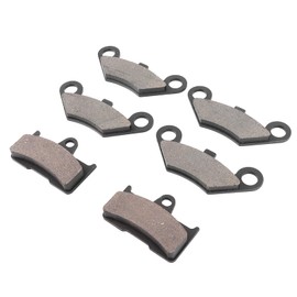 6-teilige Bremsbeläge Vorne und Hinten für CF Moto CF500 CF600, Hochwertiges Eisen, Langfristige Nutzung, Stabile Leistung, Außergewöhnliche Bremskraft, Robust